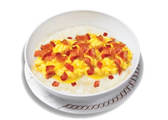 waffle house BACON EGG & CHEESE GRIT BOWL