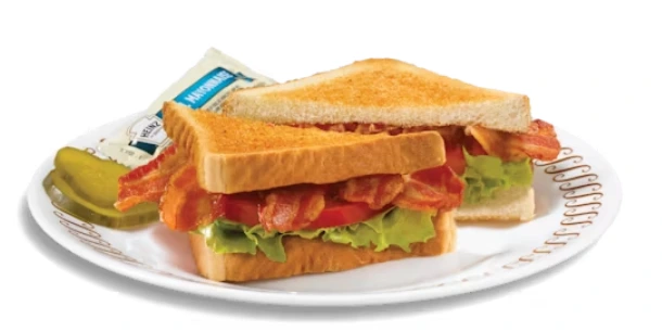 waffle house BLT Sandwich
BACON LETTUCE & TOMATO