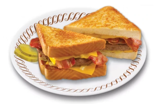 waffle house TEXAS BACON PATTY MELT
