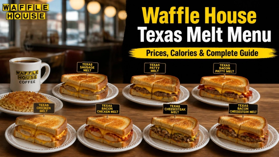 Waffle House Texas Melt Menu