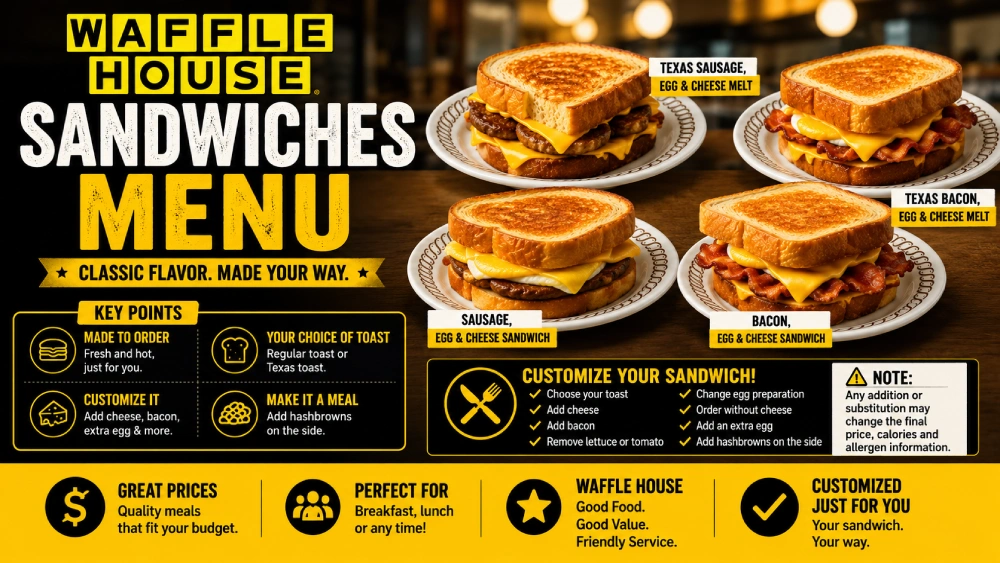 Sandwiches 1 Waffle House Sandwiches Menu